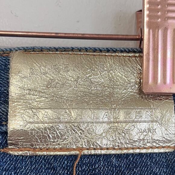 Lauren Ralph Lauren Womens Jeans Size 10 Embroidery Dragon Boho Classic Straight - Picture 5 of 7